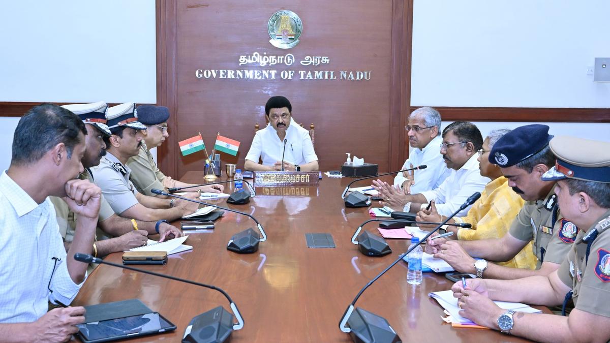 CM Stalin reviews law and order situation in T.N.